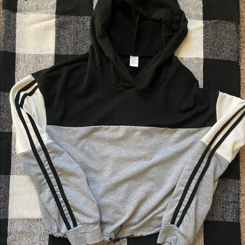 Cropped light weight hoodie